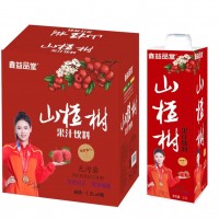 鑫益品堂山楂樹果汁飲料1.5LX6瓶