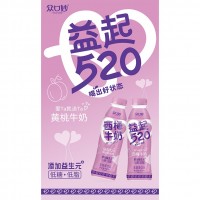 益起520乳酸菌飲品 西梅牛奶